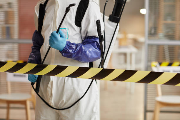 Professional Biohazard Cleanup technician working in Oxford, MI